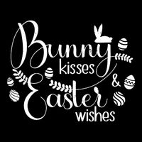 Bunny Kisses Easter Wishes Zip Tote Bag