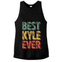 Best Kyle Ever Funny Personalized First Name Kyle Ladies PosiCharge Tri-Blend Wicking Tank