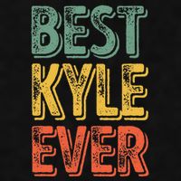 Best Kyle Ever Funny Personalized First Name Kyle Ladies PosiCharge Tri-Blend Wicking Tank