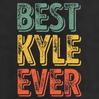 Best Kyle Ever Funny Personalized First Name Kyle 7 Panel Mesh Trucker Snapback Hat