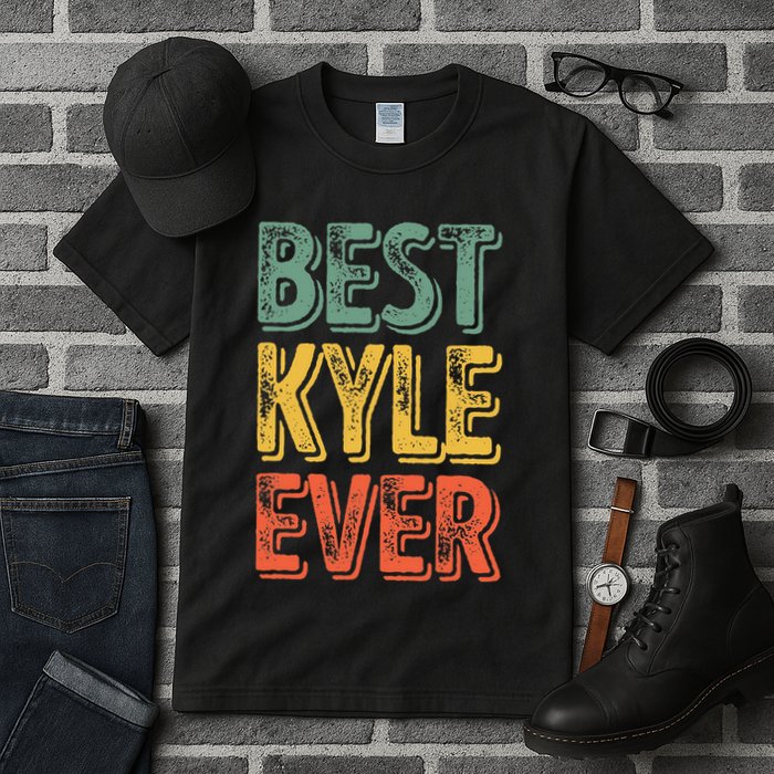 Best Kyle Ever Funny Personalized First Name Kyle Tall T-Shirt