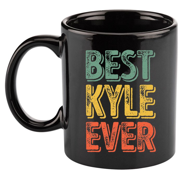 Best Kyle Ever Funny Personalized First Name Kyle 11oz C Handle Ceramic Mug