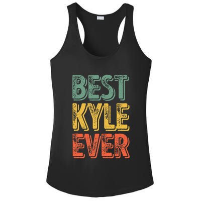 Best Kyle Ever Funny Personalized First Name Kyle Ladies PosiCharge Competitor Racerback Tank
