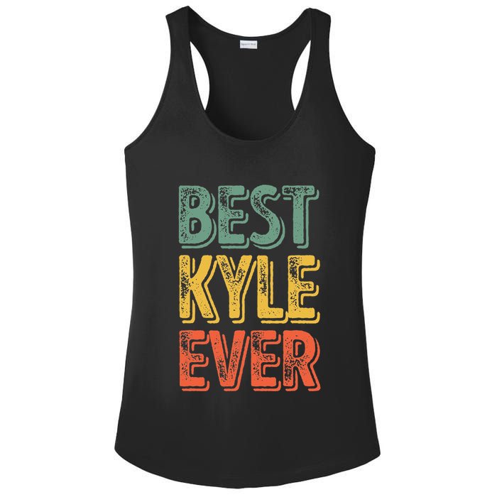 Best Kyle Ever Funny Personalized First Name Kyle Ladies PosiCharge Competitor Racerback Tank
