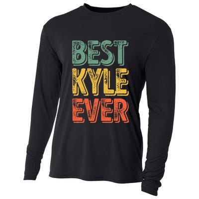 Best Kyle Ever Funny Personalized First Name Kyle Cooling Performance Long Sleeve Crew