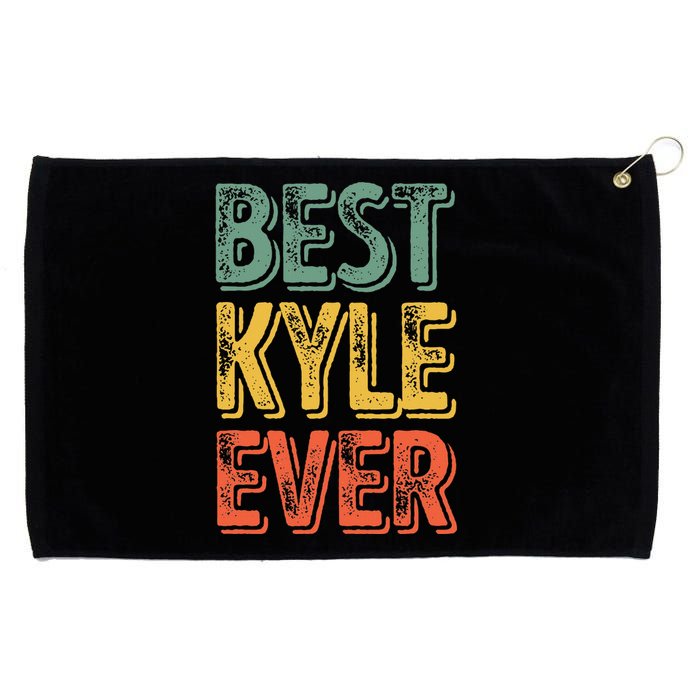 Best Kyle Ever Funny Personalized First Name Kyle Grommeted Golf Towel