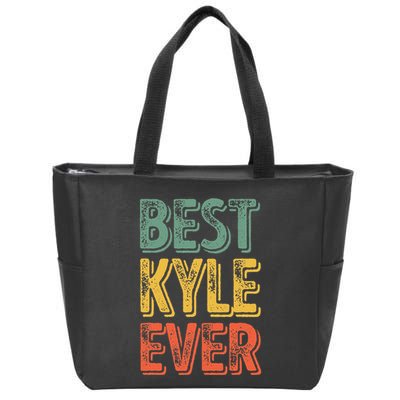 Best Kyle Ever Funny Personalized First Name Kyle Zip Tote Bag