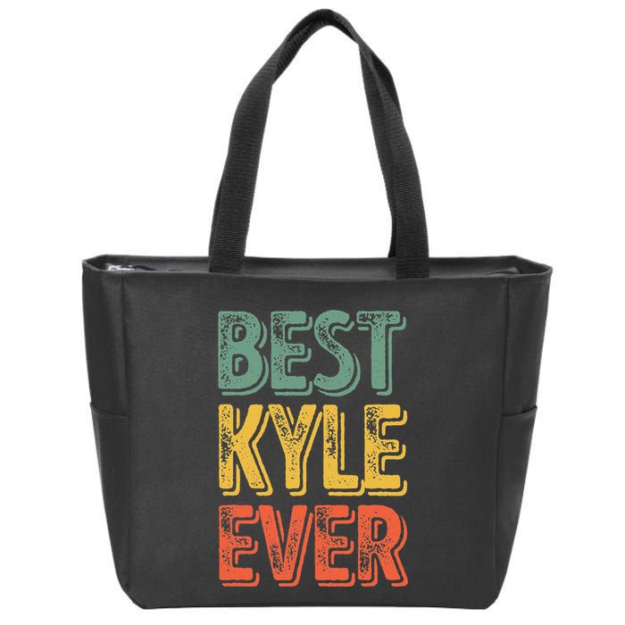 Best Kyle Ever Funny Personalized First Name Kyle Zip Tote Bag