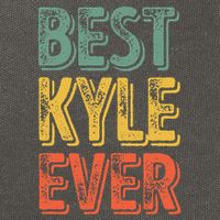 Best Kyle Ever Funny Personalized First Name Kyle Cotton Canvas Backpack