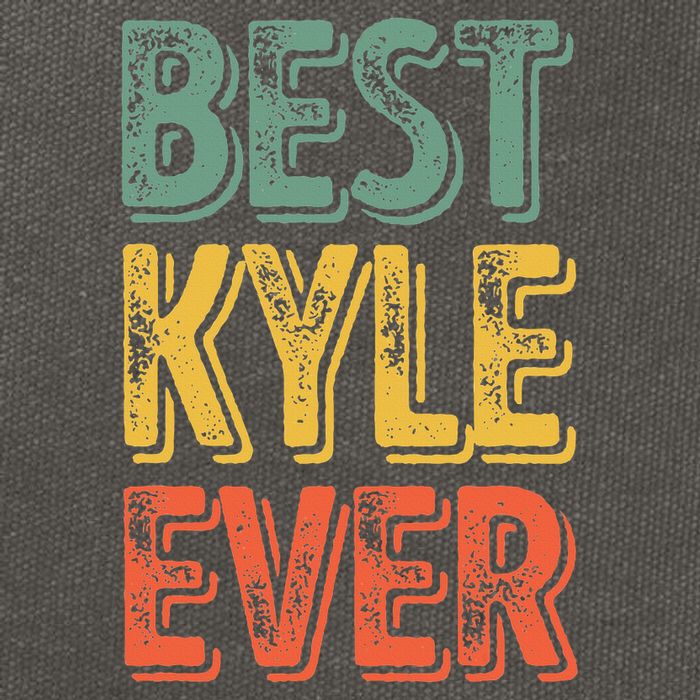 Best Kyle Ever Funny Personalized First Name Kyle Cotton Canvas Backpack
