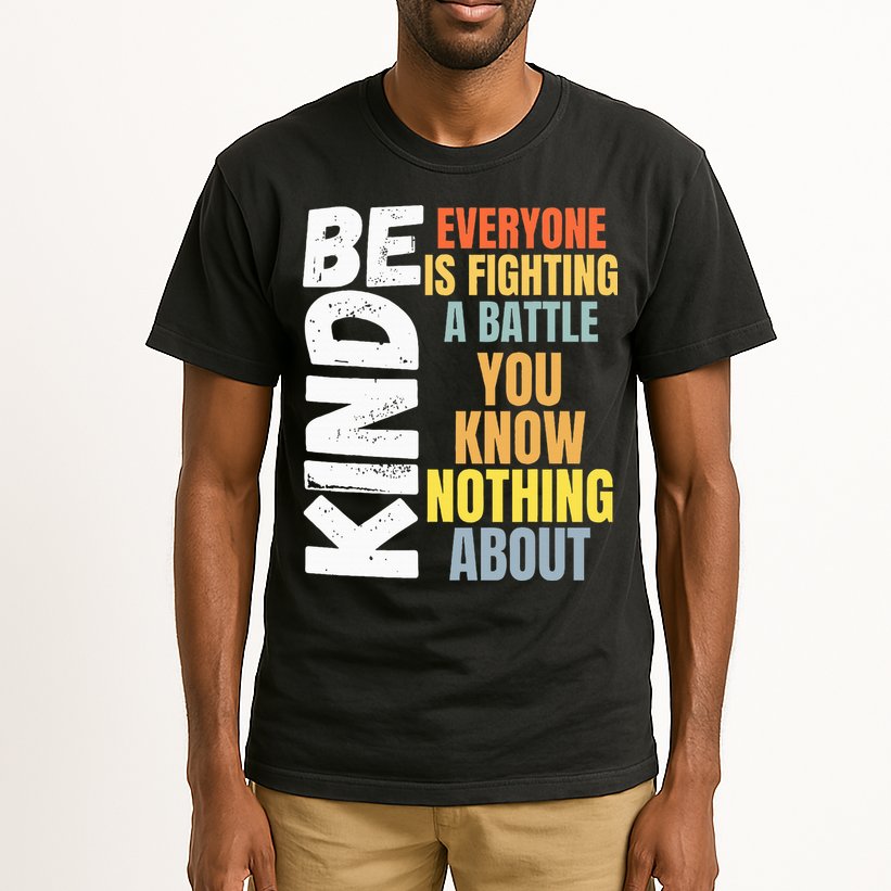 Be Kind Everyone Is Fighting A Battle You Know Nothing About Tall T-Shirt