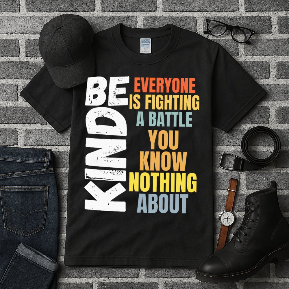 Be Kind Everyone Is Fighting A Battle You Know Nothing About Tall T-Shirt