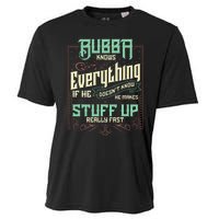 Bubba Knows Everything Funny Bubba Fathers Day Cooling Performance Crew T-Shirt