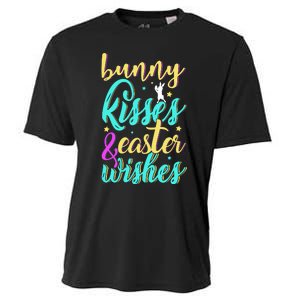 Bunny Kisses Easter Wishes Happy Easter Day Cooling Performance Crew T-Shirt