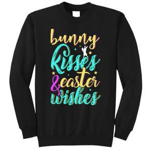 Bunny Kisses Easter Wishes Happy Easter Day Sweatshirt