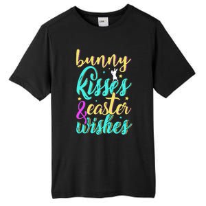 Bunny Kisses Easter Wishes Happy Easter Day Tall Fusion ChromaSoft Performance T-Shirt