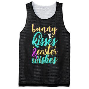 Bunny Kisses Easter Wishes Happy Easter Day Mesh Reversible Basketball Jersey Tank