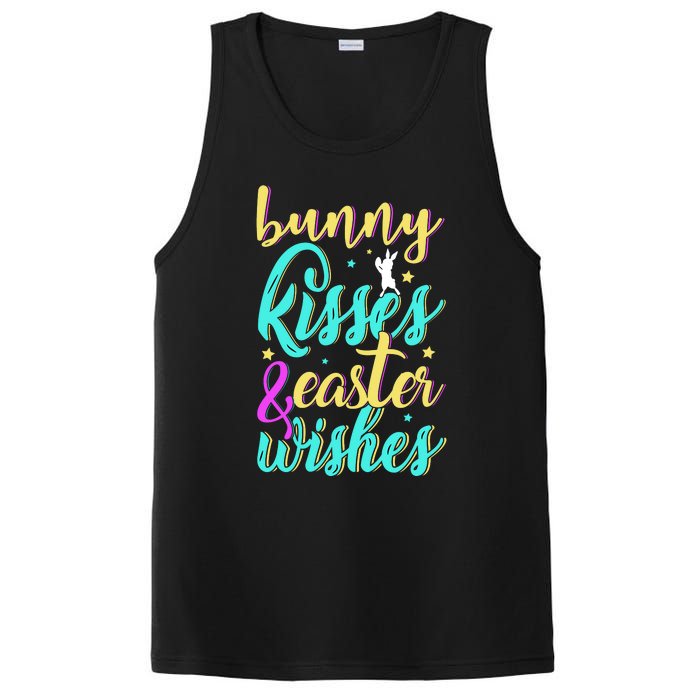 Bunny Kisses Easter Wishes Happy Easter Day PosiCharge Competitor Tank