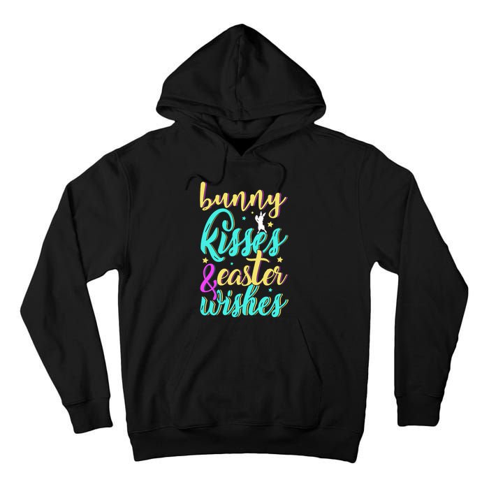 Bunny Kisses Easter Wishes Happy Easter Day Tall Hoodie