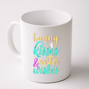 Bunny Kisses Easter Wishes Happy Easter Day Coffee Mug