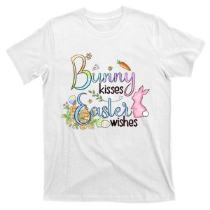 Bunny Kisses Easter Wishes Happy Easter Day T-Shirt