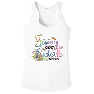 Bunny Kisses Easter Wishes Happy Easter Day Ladies PosiCharge Competitor Racerback Tank