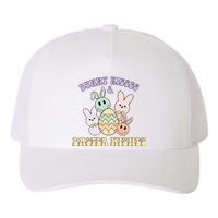 Bunny Kisses Easter Wishes Retro Easter Day Yupoong Adult 5-Panel Trucker Hat