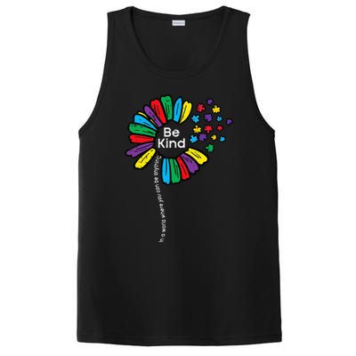 Be Kind Flower Puzzle ASD Autism Awareness PosiCharge Competitor Tank