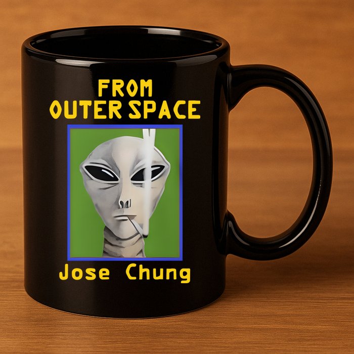 Brian Kemm From Outer Space Jose Chung 11oz C Handle Ceramic Mug