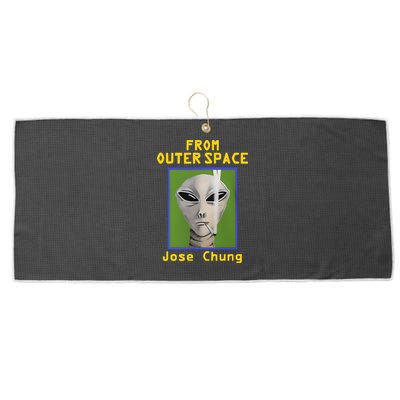 Brian Kemm From Outer Space Jose Chung Large Microfiber Waffle Golf Towel
