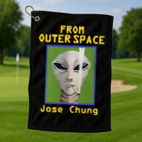 Brian Kemm From Outer Space Jose Chung Golf Towel