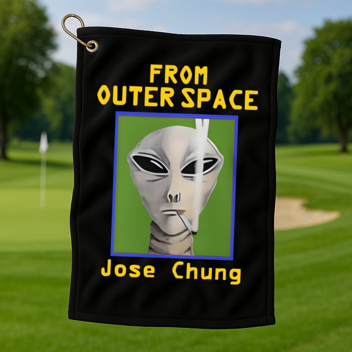 Brian Kemm From Outer Space Jose Chung Golf Towel