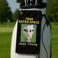 Brian Kemm From Outer Space Jose Chung Golf Towel