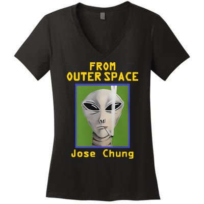 Brian Kemm From Outer Space Jose Chung Women's V-Neck T-Shirt