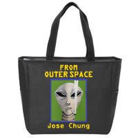 Brian Kemm From Outer Space Jose Chung Zip Tote Bag