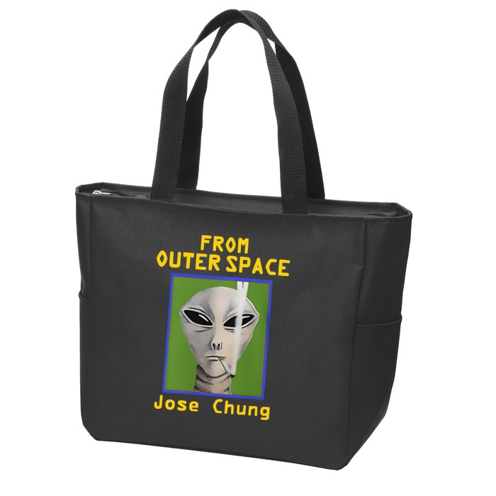 Brian Kemm From Outer Space Jose Chung Zip Tote Bag