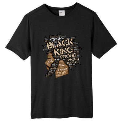 Black King / / Father Words In Hair Locs Afro Funny Gift Tall Fusion ChromaSoft Performance T-Shirt