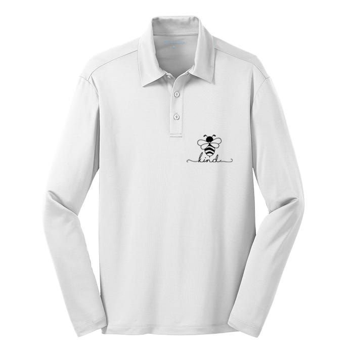 Bee Kind For Little Kids Silk Touch Performance Long Sleeve Polo