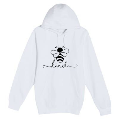 Bee Kind For Little Kids Premium Pullover Hoodie