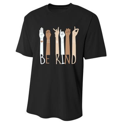 Be kind for Unity day  Performance Sprint T-Shirt