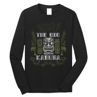 Big Kahuna Funny Hawaiian Luau Outfit Funny Luau Long Sleeve Shirt