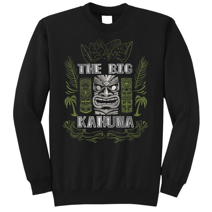 Big Kahuna Funny Hawaiian Luau Outfit Funny Luau Sweatshirt