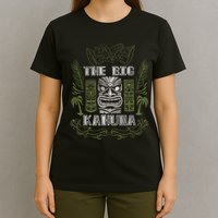 Big Kahuna Funny Hawaiian Luau Outfit Funny Luau T-Shirt
