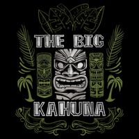 Big Kahuna Funny Hawaiian Luau Outfit Funny Luau T-Shirt