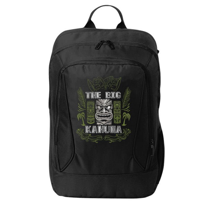 Big Kahuna Funny Hawaiian Luau Outfit Funny Luau City Backpack