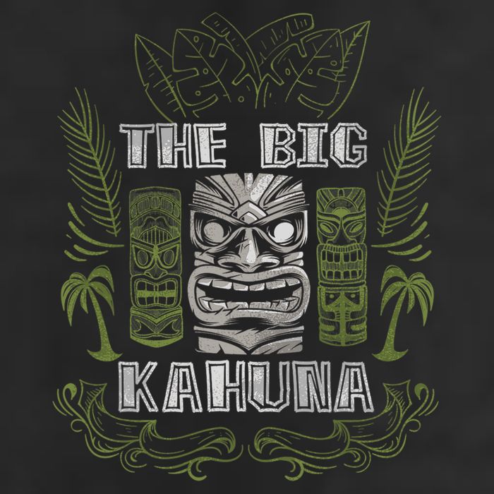 Big Kahuna Funny Hawaiian Luau Outfit Funny Luau Adult Drive Performance Visor