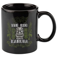 Big Kahuna Funny Hawaiian Luau Outfit Funny Luau 11oz C Handle Ceramic Mug