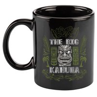 Big Kahuna Funny Hawaiian Luau Outfit Funny Luau 11oz C Handle Ceramic Mug