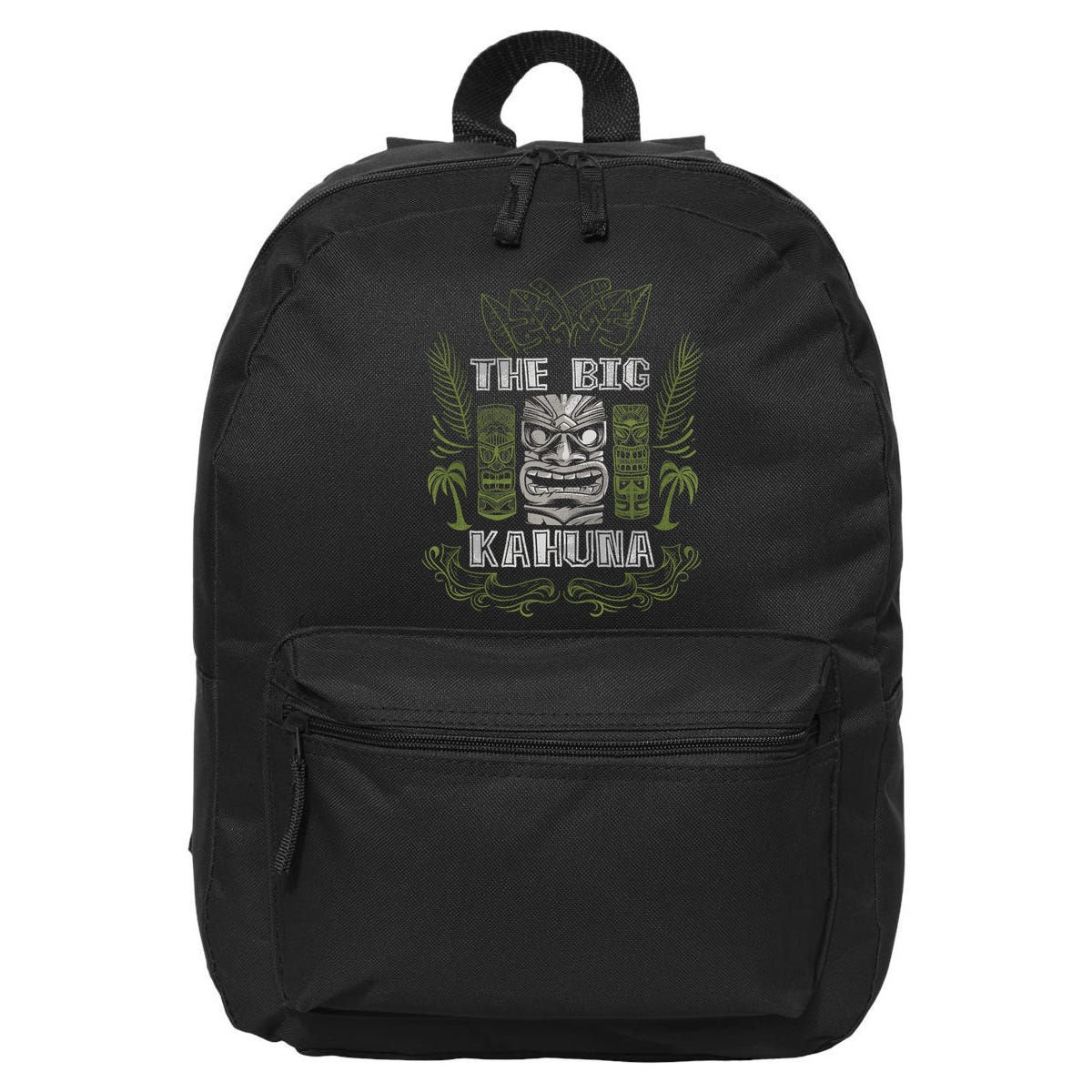Big Kahuna Funny Hawaiian Luau Outfit Funny Luau 16 in Basic Backpack