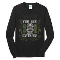 Big Kahuna Funny Hawaiian Luau Outfit Funny Luau Tall Long Sleeve T-Shirt